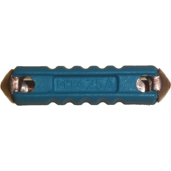 Bezpiecznik ceramiczny 25A 25amp niebieski