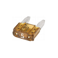 Bezpiecznik mini 5A 5amp pomarańczowy