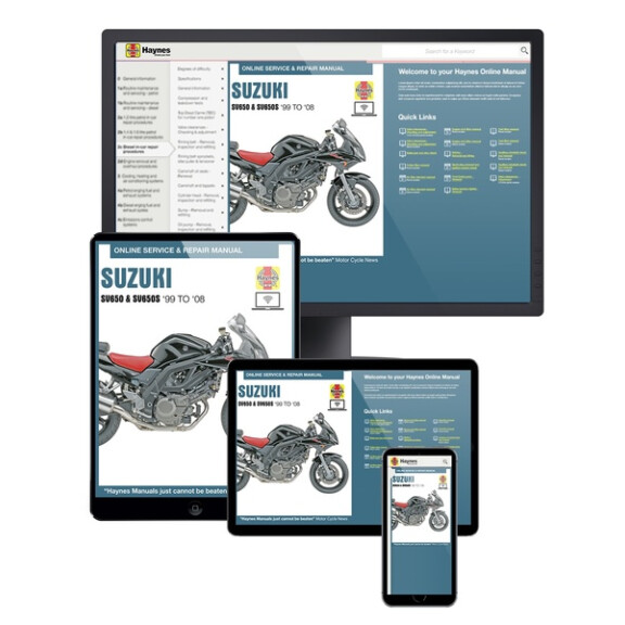 Instrukcja serwisowa Suzuki SV 650 99-08 wersja elektroniczna