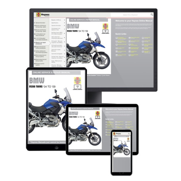 Instrukcja serwisowa BMW R1200GS RT ST S Twins 04-09 wersja elektroniczna