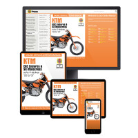 Instrukcja serwisowa KTM EXC 250 400 450 SX 400 450 wersja elektroniczna