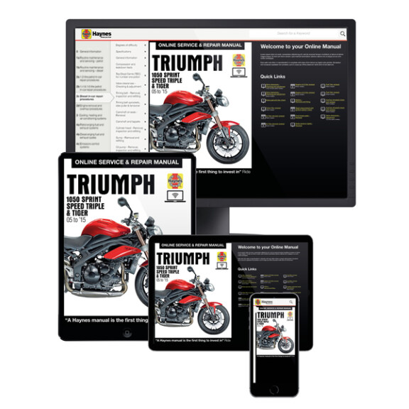 Instrukcja serwisowa Triumph 1050 Sprint ST Speed 05-09 wersja elektroniczna