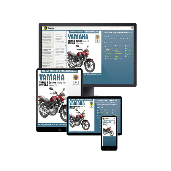 Instrukcja serwisowa Yamaha YBR 125 XT 125 R/X 05-09 wersja elektroniczna