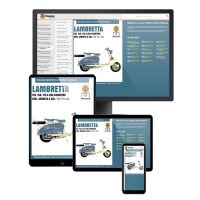 Instrukcja serwisowa Lambretta Scooters 125 150 200 58-00 wersja elektroniczna