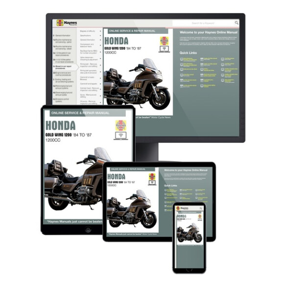 Instrukcja serwisowa Honda GL 1200 Goldwing 84-86 USA wersja elektroniczna
