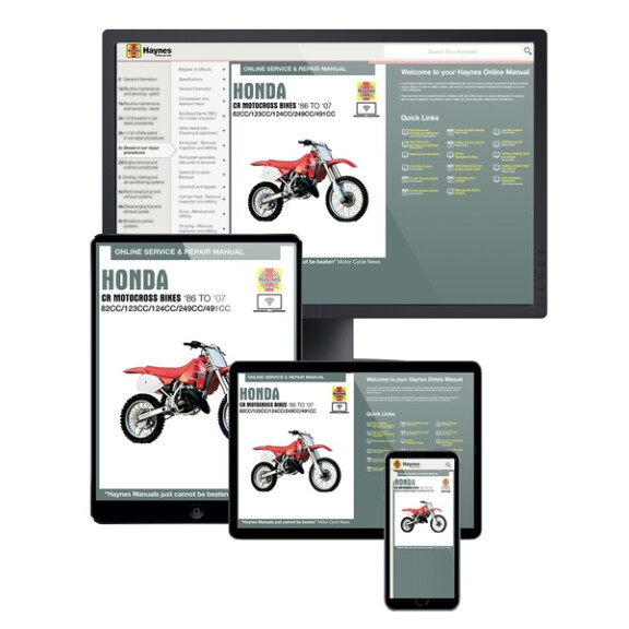 Instrukcja serwisowa Honda CR 80 125 250 500 wersja elektroniczna