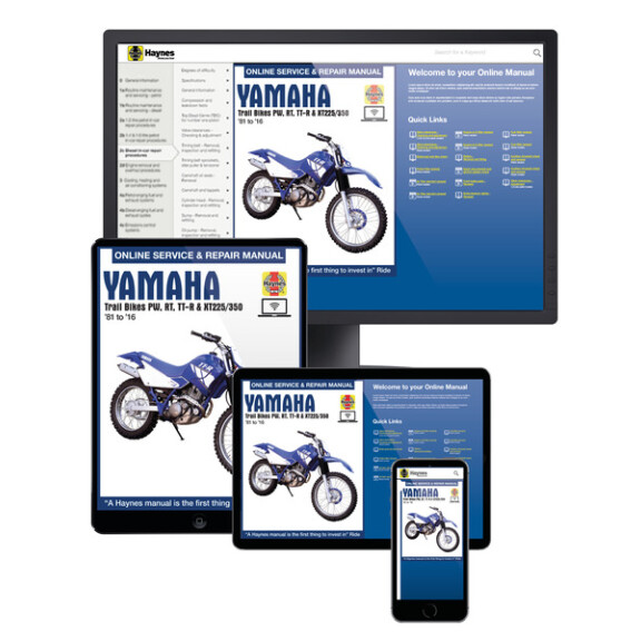 Instrukcja serwisowa Yamaha XT 225 wersja elektroniczna