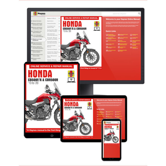 Instrukcja serwisowa Honda CB 500 F X CBR 500 R 13-20 wersja elektroniczna