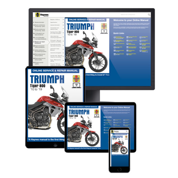 Instrukcja serwisowa Triumph Tiger 800 10-19 wersja elektroniczna