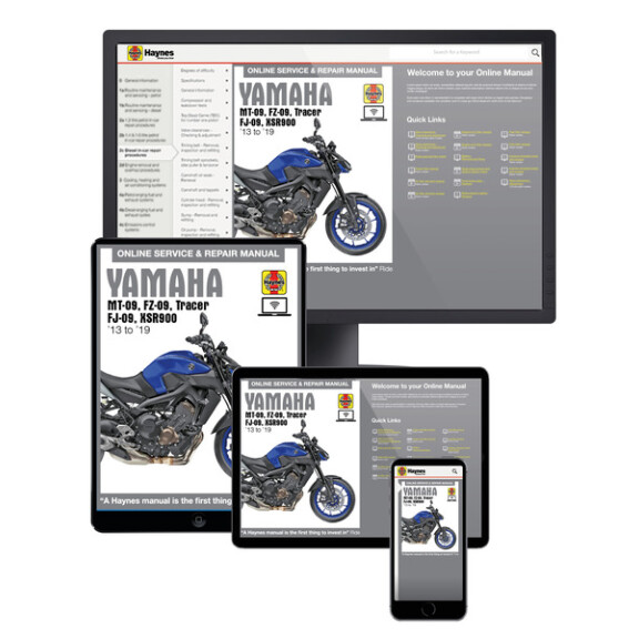 Instrukcja serwisowa Yamaha MT-09 13-19 wersja elektroniczna