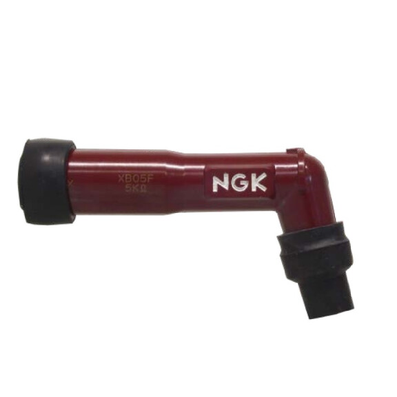 Fajka świecy zapłonowej kąt 102° czerwona Suzuki GS 750 850 1000