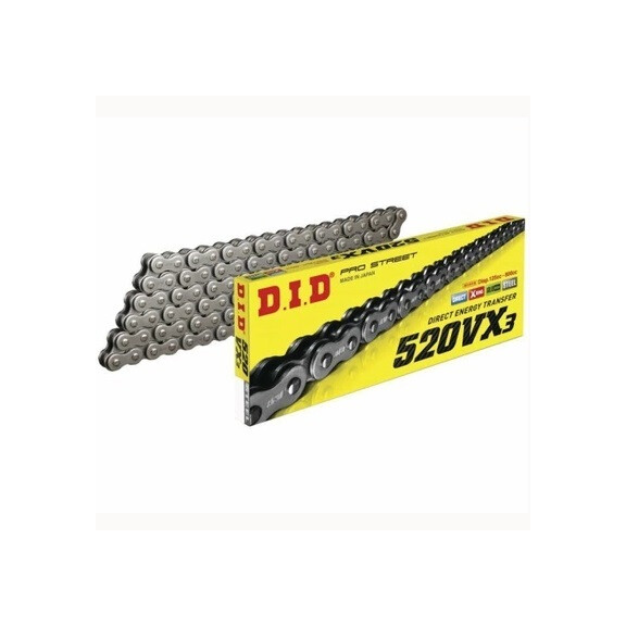 Łańcuch napędowy DID520VX3-116 Aprilia MXV 450 Cagiva Planet 125