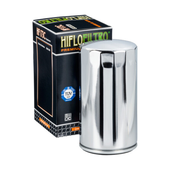 Filtr oleju HiFlo HF173C chromowany