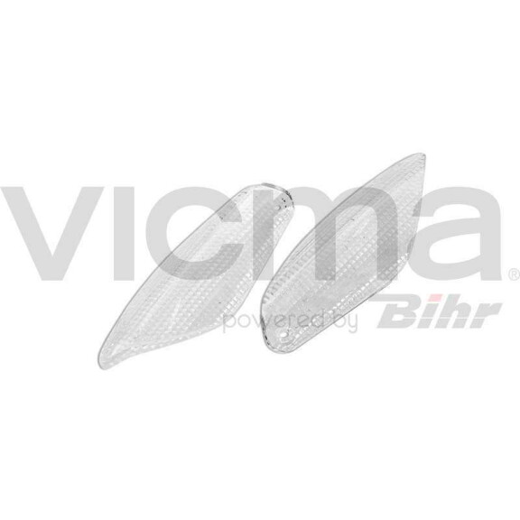 Klosz kierunkowskazu przedni prawy biały Aprilia RSV 1000 Peugeot XR7 50