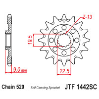 Zębatka przód 14SC JTF1442.14SC