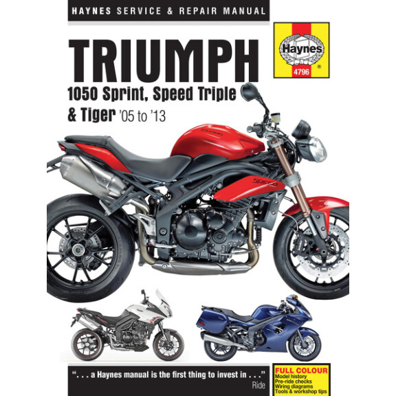 Instrukcja serwisowa Triumph 1050 Sprint ST Speed Triple Tiger 05-09