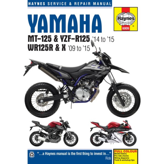 Instrukcja serwisowa Yamaha YZF-R 125 WR 125