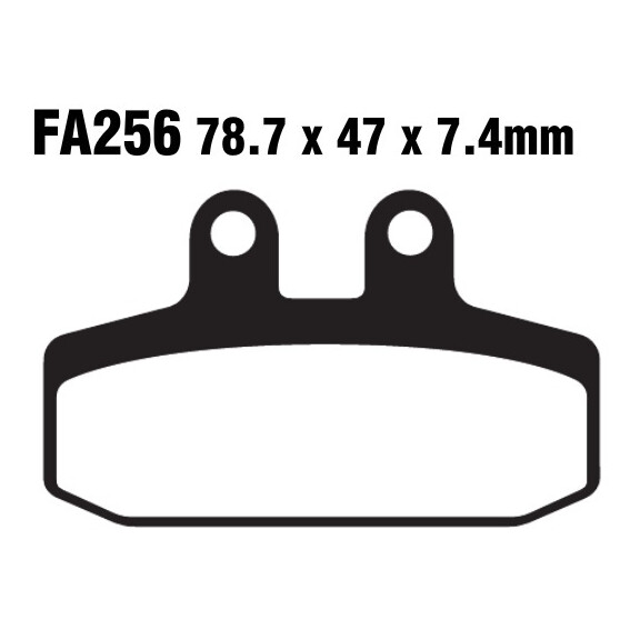 Klocki hamulcowe przód FA256 Aprilia Pegaso 50 Scarabeo 125 Sport City 125