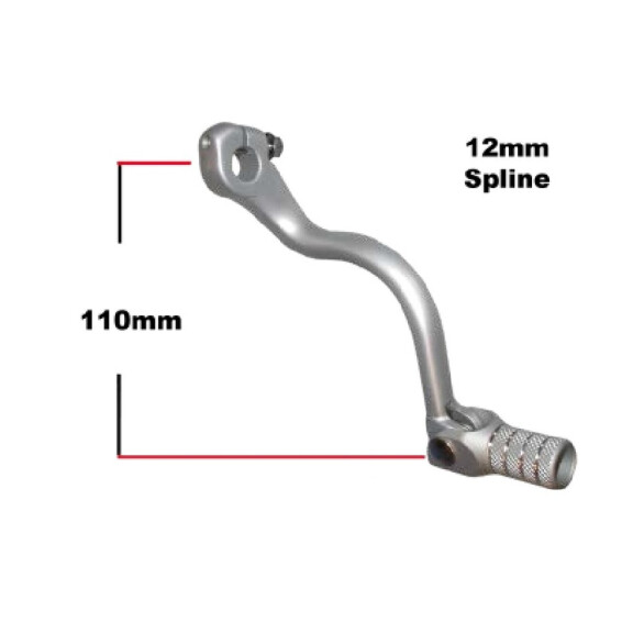 Dźwignia zmiany biegów Kawasaki KDX 125 90-94 KDX 200 83-00