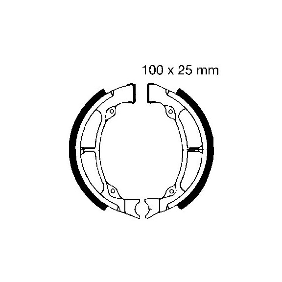 Szczęki hamulcowe przód S601 Suzuki FZ 50 Suzy 80-96