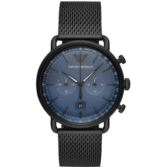 Emporio Armani Aviator AR11201 |⌚ ORIGINÁLNÍ PRODUKT Ⓡ - NEJLEPŠÍ CENA ✔ |.
