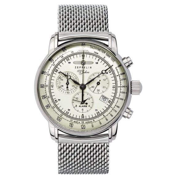 Zeppelin 8680M-3 Alarm Chronograph |⌚ ORIGINÁLNÍ VÝROBEK Ⓡ - NEJLEPŠÍ CENA ✔