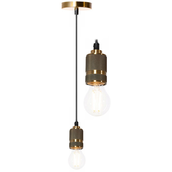 Lampa Sufitowa Wisząca Oprawka APP349-1CP Miedziana