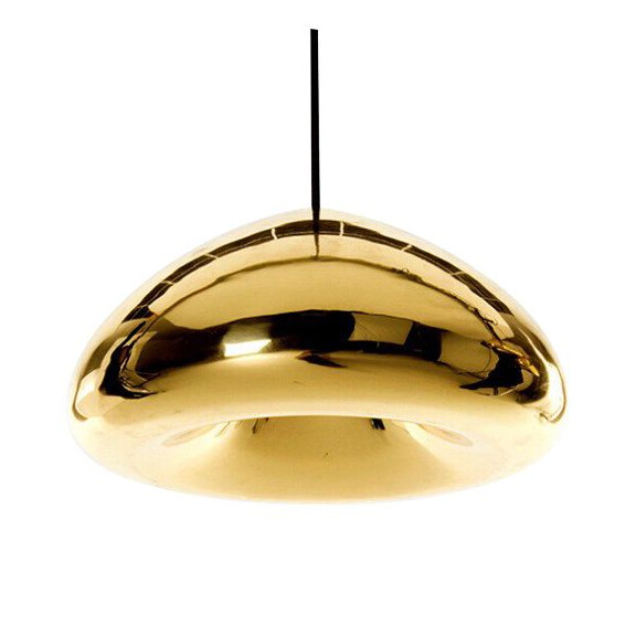 Lampa Sufitowa Wisząca Szklana Lustrzana APP323-1CP Złota