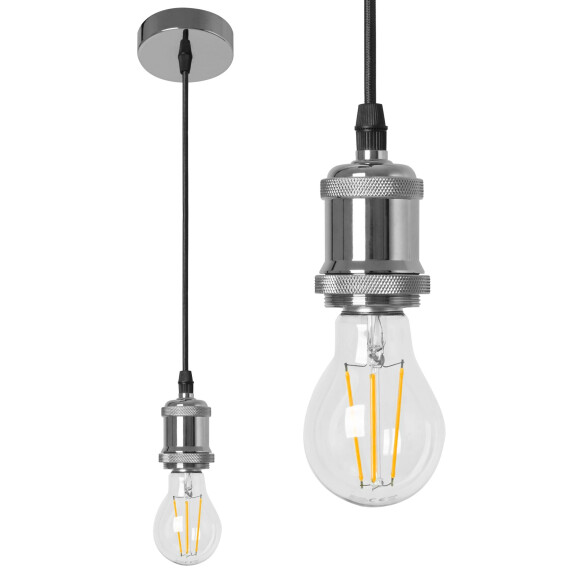 Lampa sufitowa wisząca LUMO Silver