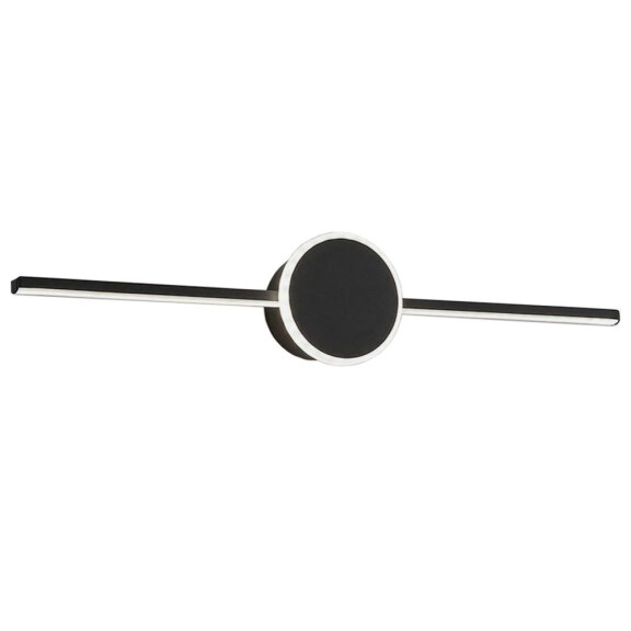 Kinkiet Łazienkowy Led Round Black 40cm App848-1w