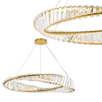 Kryształowa Lampa Sufitowa Led App1201-cp