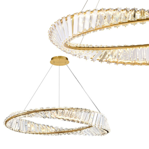 Kryształowa Lampa Sufitowa Led App1201-cp