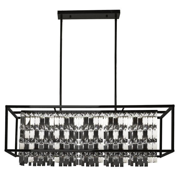 Lampa Kryształowa Wisząca App1112-4cp Czarna