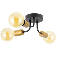 Lampa Wisząca APP1117-3C Czarno Złota