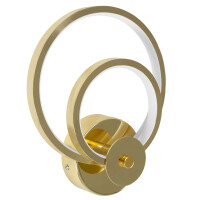 Lampa Ścienna Kinkiet Led App1043-w Złota