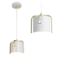 Lampa sufitowa APP935-1CP Elegent Biała