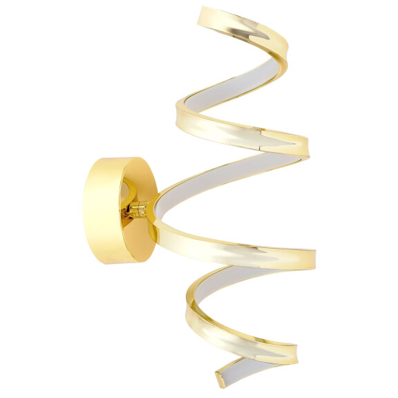 Lampa Ścienna Kinkiet Led Spring App827-w Złota