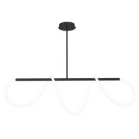 Lampa sufitowa LED APP856-CP Long Czarna
