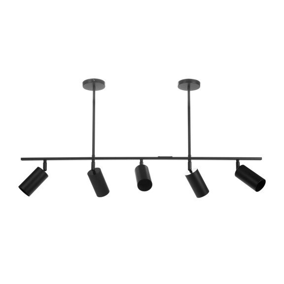 Lampa Wisząca Nowoczesna Metal Loft App611-5c Czarna