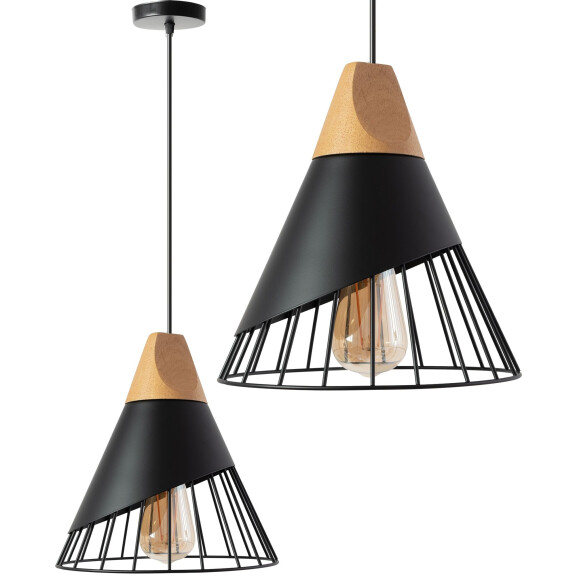 Lampa Sufitowa Wisząca Skandynawska Metal APP223-1CP