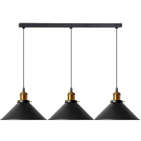 Lampa Sufitowa Wisząca Porto App017-3cp Czarna