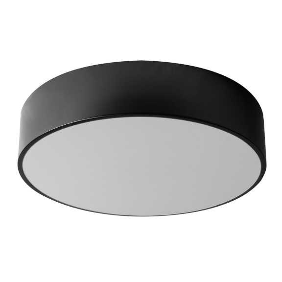 Lampa Plafon 40cm Okrągła Sufitowa app642-3c Czarna
