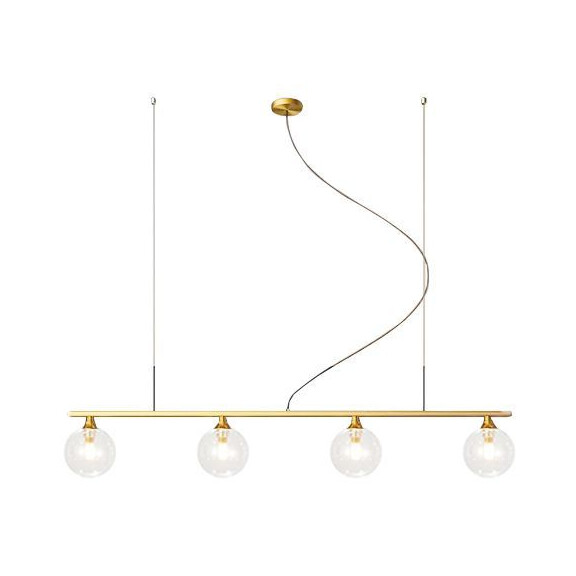 Lampa Wisząca Szklane Kule 4 szt APP675-4CP Złota
