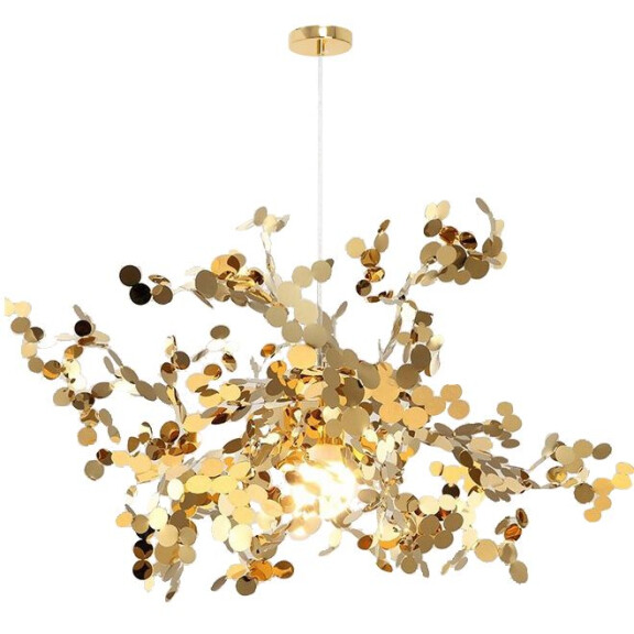 Lampa Wisząca Ekstrawagancka APP546-3CP Złota