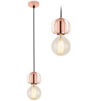 Lampa Sufitowa Wisząca Pojedyncza Loft  APP593-1CP Różowe Złoto