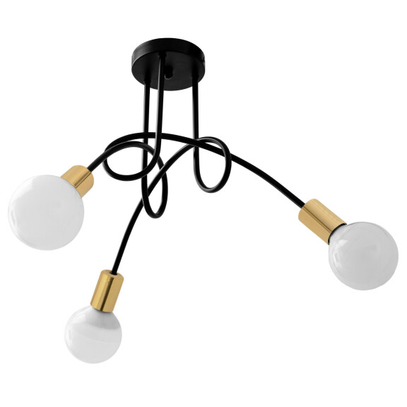 Lampa Paradise 3  APP517-3C Czarna