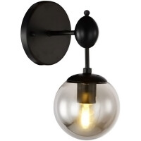 Lampa Ścienna Kinkiet Szklany APP750-1W Czarna