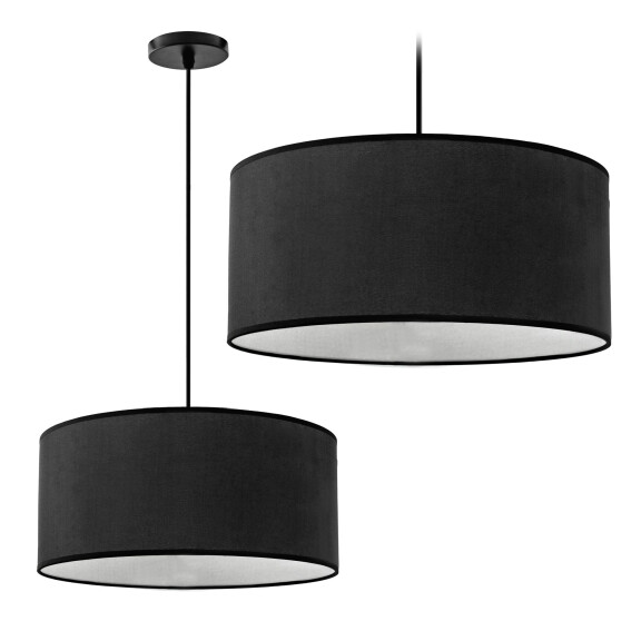 Lampa Wisząca 40cm APP623-1CP Czarna