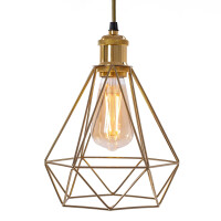 LAMPA WISZĄCA DIAMENT  392197 Jasno Złota