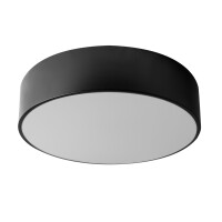 Lampa Plafon 30cm Okrągła Sufitowa app640-2c Czarna